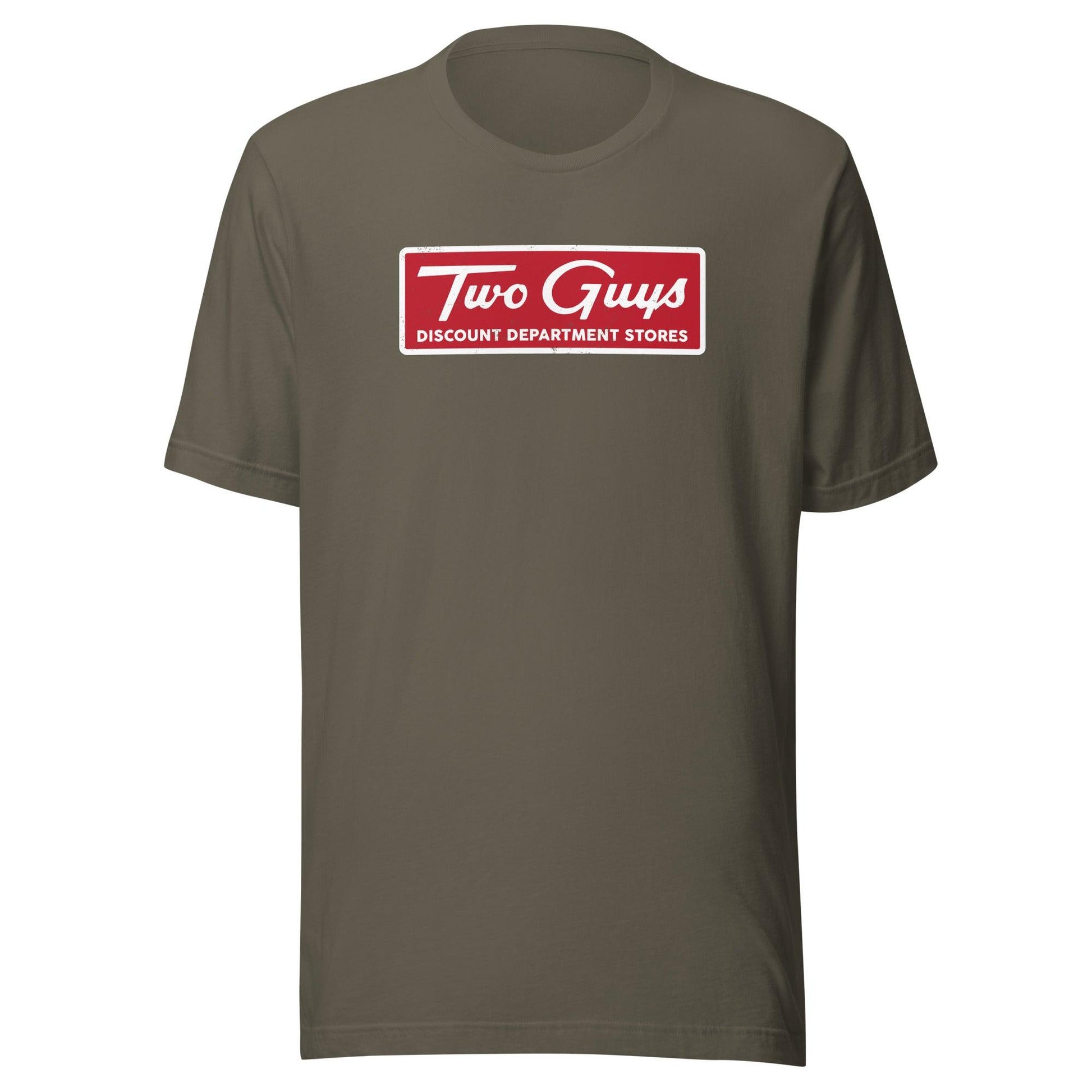 New Jersey Shirt Shop Vintage Retro Two Guys Discount Department Stores Unisex t-shirt