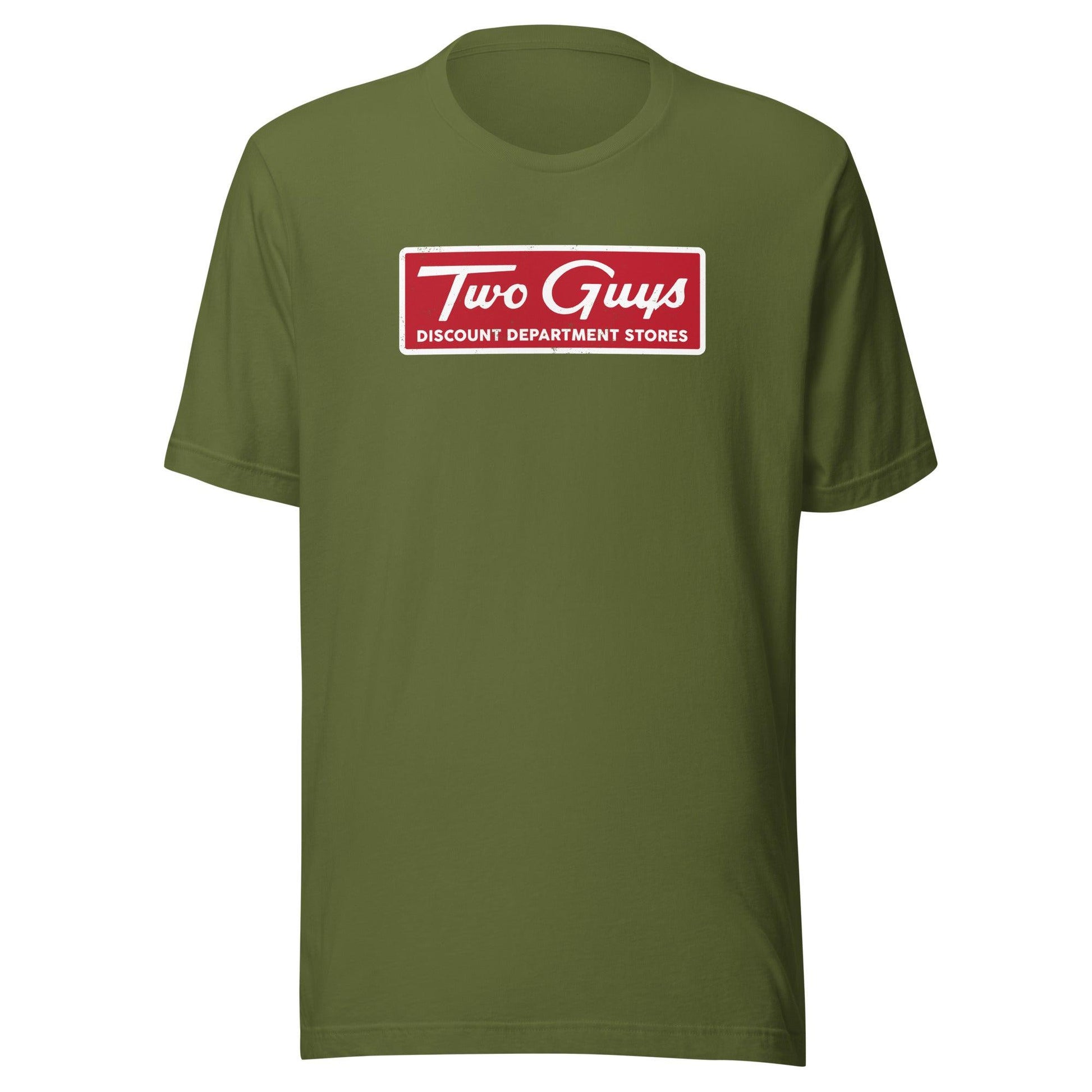 New Jersey Shirt Shop Vintage Retro Two Guys Discount Department Stores Unisex t-shirt