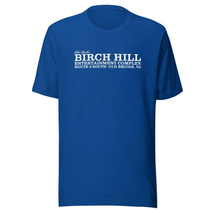 New Jersey Shirt Shop Vintage Retro Art Stock's Birch Hill Entertainment Unisex t-shirt